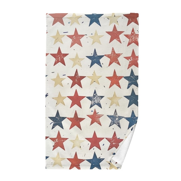 Pretty Stars Hand Towel Bath Towels Face Towels Cotton Absorbent for Home Hotel Spa Swimming Yoga Sports