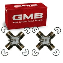 2 pc GMB Rear Shaft All Universal Joints compatible with Dodge Ram 1500 2000-2010