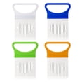 thumbnail image 2 of PEACNNG 1PC Stainless Steel Onion Needle Onion Holder Handheld Simple Slicer Fruit Vegetable Cutter Potato Kitchen Tool Bar Accessories, 2 of 5