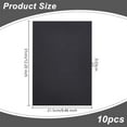 thumbnail image 2 of 10 Sheets Model Train Road Stick Paper 12.2x8.2 Inch Black Diorama Miniature Asphalt Road Sticker Black PVC Self Adhesive Stickers, 2 of 9