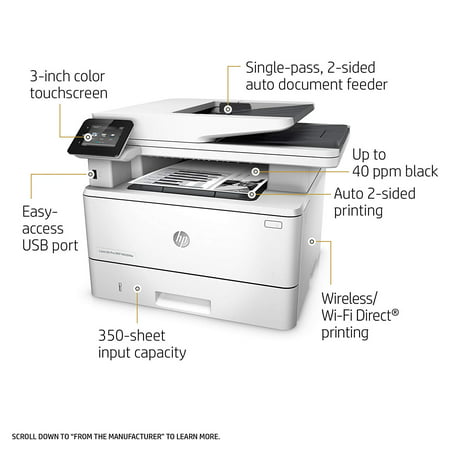 Hewlett-Packard LaserJet Pro M426fdw All-in-One Monochrome  Printer with Scan, Copy and Fax