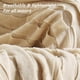 thumbnail image 2 of Manta CREVENT Home Decor, rústica, 50 x 60 pulgadas, beige/marfil, 2 of 5