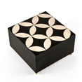 thumbnail image 1 of Elegant 30 Note Midnight Black and Ivory Contemporary Sorrento Music Jewelry Box - I’ll Always Love You (Not Whitney Houston), 1 of 2