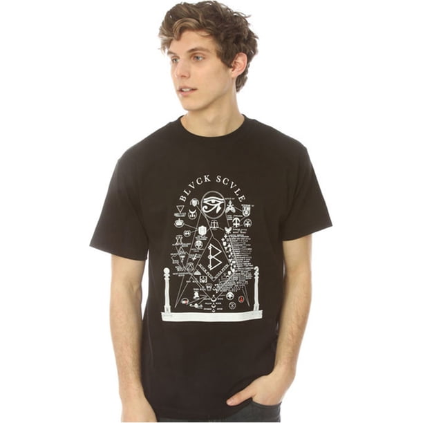 Black Scale The Structure Camiseta gráfica para hombre, negra, pequeña