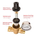 thumbnail image 4 of Water Pressure Regulator for RV Camper, Adjustable Brass RV Water Pressure Reducer with Gauge and Stainless Screened Filter, 4 of 5