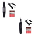 thumbnail image 3 of QualitChoice Electric Nail Lime Drill Lime Acrylique Manucure Bit Portable Machine Set Noir 2Set, 3 of 6