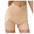 thumbnail image 2 of yunLCZ Womens Cotton Boxer Shorts Underwear Women's High-Waisted Lace Leggings Large Size Safety Underpants Underwear, 2 of 4