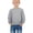 Grey, variant on Toddler Boys Girls Crewneck Sweatshirts Kids Cute Fall Loose Hoodies Y2K Comfy Fleece Pullover Classic Casual Warm Tops