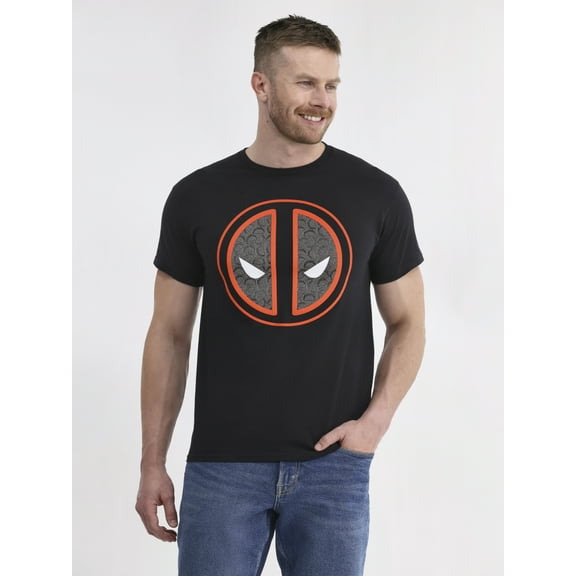 Deadpool Men’s & Big Men's Cotton Graphic Tee with Short Sleeves, Sizes S-3XL
