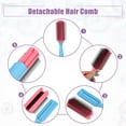thumbnail image 5 of Unique Bargains Hair Brush 9 Row Styling Brush for Women Detangling Brush Travel Wet Hair Brush for Curly Straight Hair Blue, Red, 5 of 7