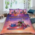 thumbnail image 2 of DreamWorks: Hogar Conjunto de sábanas temático, trío de piezas, cómodo y amigable con la piel, diseño único, regalo de decoración para el hogar para familiares, amigos y fans,173cm *218cm, 2 of 6