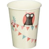 Ginger Ray Patchwork Owl Paper Party Cups, Mixed