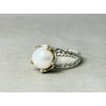 thumbnail image 3 of Heaven Crafts Freshwater Pearl Ring 925 Sterling Silver Handmade Boho Statement Ring For women, 3 of 6