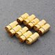 thumbnail image 2 of 10pcs Strong Round Magnetic Clasps Leather Cord Bracelets Necklace DIY Connectors Accessories Making Fittings(Imitation Gold, Hole Diameter 8MM), 2 of 4
