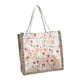 thumbnail image 3 of Bolso de mano para mujer, con estampado floral, para compras, de viaje, informal, portátil Rosa claro con cremallera, 3 of 9