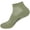 08 Olive Green, variant on Unisex Men and Women's Rayon from Bamboo Wool Blend Athletic Quarter Socks for Home, Travel, Work and Sport - Olive Green - 2 Pairs - Medium