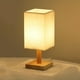 thumbnail image 2 of Lámpara de mesa de noche con la de tela Luz Zulema lámparas para dormitorio, 2 of 8
