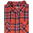 thumbnail image 2 of Wonder Nation Girls Long Sleeve Flannel Button Down Shirt, Sizes 4-18 & Plus, 2 of 3