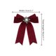 thumbnail image 2 of Broche de lazo de terciopelo negro preatado elegante de INSPIRE CHIC con imitación de perlas y rhinestones, 2 of 5