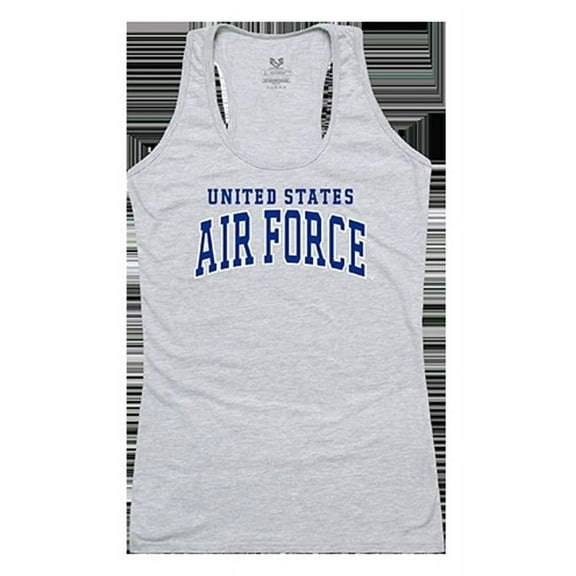 USAF 1 Graphic Tank Top, Heather Grey - Medium