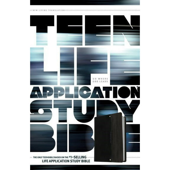 NLT Teen Life Application Study Bible W/Pocket-Black/Gray LeatherLike