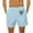 Blue, variant on Kmdttou Men's Shorts Fashionable And Casual Heart-Shaped Printed Drawstring Pocket Beach Shorts (Regular and Big & Tall Sizes)