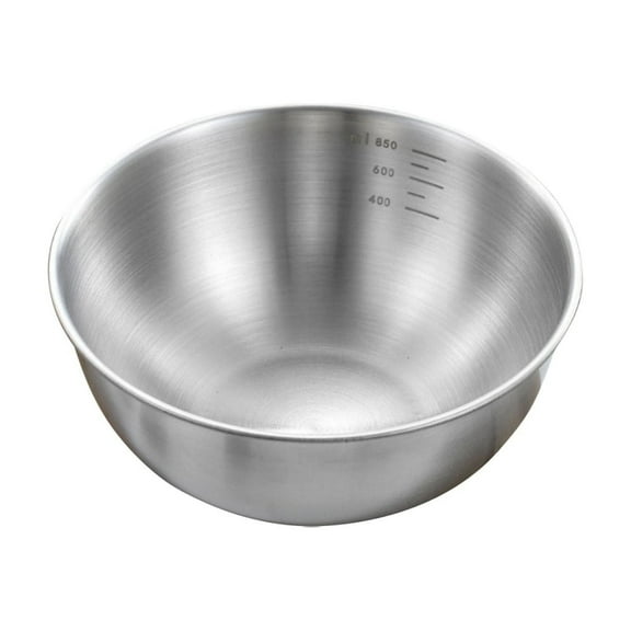 JilgTeok 3 Packs Stainless Steel Mixing Bowls Heavy Duty Metal Bowls for Kitchen Cooking Baking Mixing Serving Salad Marinating Dish Washing Camping BBQ Picnic