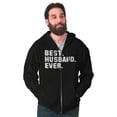 thumbnail image 4 of Best Husband Ever Trophy Hubby Gift Zip Hoodie Sweatshirt Men Brisco Brands X, 4 of 6