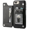 thumbnail image 1 of Fundas trasera de cuero para Samsung Galaxy S21 S20 FE 2022 S22 Ultra S10 Lite S10e S9 S8 Plus S7 Edge, billetera con tapa y tarjetero,funda de teléfono QYM unisex, 1 of 2