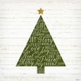 thumbnail image 3 of Louise, Gigi 20x20 Black Modern Framed Museum Art Print Titled - Christmas Words Tree, 3 of 5