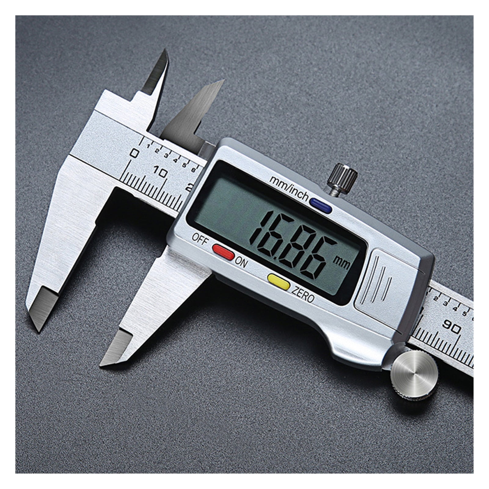 6-Inch 150mm digital calipers Stainless Steel Electronic Digital Vernier Caliper Metal Micrometer Measuring tool ,Easy to Operate