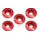 thumbnail image 4 of 5x arandelas de perno de Rotor de disco de freno delantero, Hardware de decoración, piezas de repuesto duraderas Rojo Cola Arandelas de pernos del rotor de freno, 4 of 7