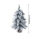 thumbnail image 3 of Mini Árbol de Navidad de 45 Cm, Pino Blanco con Base de Madera | Decoración Navideña Pequeña de Mesa | Decoración Navideña En Miniatura de Pvc Duradera para Escritorio, Repisa, Regalo, Oficina y Hoga, 3 of 6