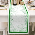 thumbnail image 2 of Binwennn Easter Bunny Egg Pattern Linen Print Kitchen Dining Room Insulated Decorative Placemat（A） Rectangle Table Satin Table Runners Packs of 10 Table Runners 48 Inches Custom Table Linen Table, 2 of 7