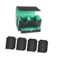 thumbnail image 5 of Estuche para cartas de juego perfecl Organizador de cartas con capacidad para 400 cartas Verde interior, 5 of 8