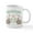 White, variant on CafePress - Modern Rustic Chic Easter Bunnies Mugs - 11 oz Ceramic Mug - Novelty Coffee Tea Cup
