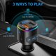 thumbnail image 2 of V5.0 Bluetooth FM Transmitter for Car, QC3.0 Charge & 7 RGB Color LED Backlit Wireless FM Radio Car Adapter, Support Siri Google, 2 of 4