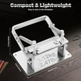 thumbnail image 4 of Manual Leather Splitter, Leather Skiving Tools, Stainless Steel Hand Leather Skiving Machine with Clamp, Adjustable Peeling Thickness (0.5-5mm)/Rollers Guide for Thin Leather Products$$Art & Craft, 4 of 8