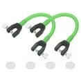 thumbnail image 1 of Uxcell Ski Tip Connector, Snowboard Clip Ski Training Aid Basic Turning Portable Durable Holder Skiing Accessories- Fit for (Beginners Skiing Training/Speed Control) 2 Pcs & Light Green, 1 of 7