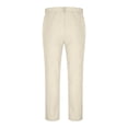 thumbnail image 5 of FRSASU Men's Fashion Solid Color formal Business Suit Trousers Groom Wedding Pants Men's Casual Suit Pants Khaki, 5 of 8