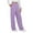 purple, variant on Brondbend Womens Joggers with Pockets Womens Sweatpants High Elastic Waisted Solid Color Wide Leg Drawstring Workout Trousers Loose Fit Running Fitness Comfortable Sports Pants,Brown