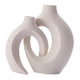 thumbnail image 5 of Florero de cerámica hueco perfecl decoración nórdica moderna bohemia Negro, 5 of 8