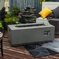 thumbnail image 2 of Propane Fire Pit Table with Hidden Tank Storage - 50,000 BTU Outdoor Gas Fireplace, Weather-Resistant, Easy Assembly, Includes Lava Rocks & Cover, Gray, 2 of 8