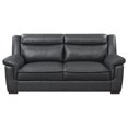 thumbnail image 3 of Arabella 3-piece Upholstered Padded Arm Sofa Set Grey, 3 of 11