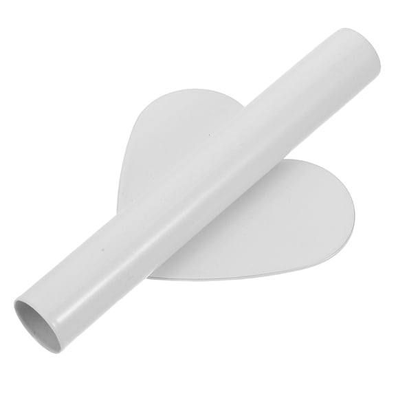 HONMEET White Wall Mounted Flower Vase with Strong Adhesive, No Drill Installation Needed, Decorative Home Wall Planter