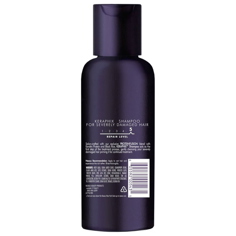 Nexxus, Keraphix Shampoo, Damage Healing, Step 1, 3 oz - Walmart.com