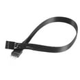 thumbnail image 4 of 2 Piezas Placa Base HD Audio 9 Macho una Hembra Cable de ExtensióN para PC DIY Negro 30CM, 4 of 5