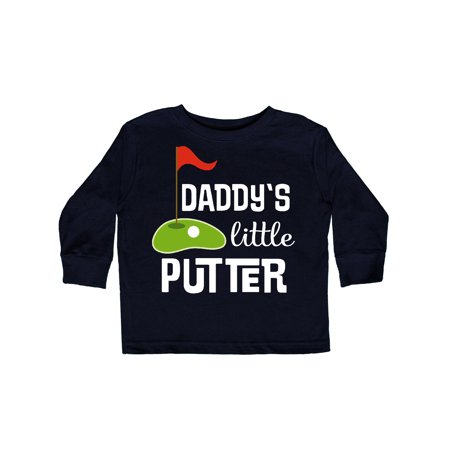 

Inktastic Golfing Daddys Little Putter Gift Toddler Boy or Toddler Girl Long Sleeve T-Shirt