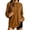 Brown, variant on Women's Oversized Drawstring Hoodies Mock Neck Long Sleeve Curved Hem Pullover Soft Lightweight Tunic Sweatshirt Fall Fashion Tops White