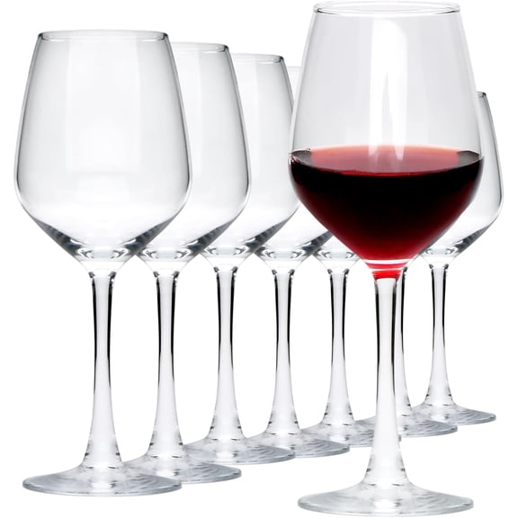 Wine Glasses Set of 8,12 oz Glasses,for Red or White | High-end Banquet,Wedding,Gift Goblets,Party,Bar,Anniversary,Housewarming
